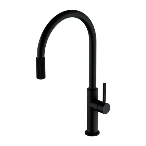 Kuchynské drezy OMNIRES OMNIRES - SWITCH drezová batéria so sadou filtra D1, čierna mat SW9057-FD1BL