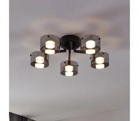Svietidlá Eglo 39874 - LED Stmievateľný prisadený luster COPILLOS 5xLED/5,4W/230V 39874