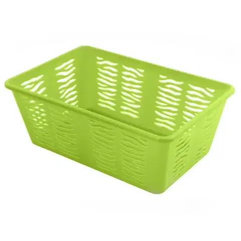 Kúpeľňové doplnky Košík Zebra zelený