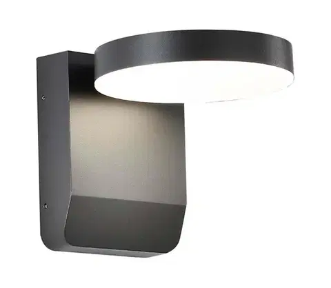 LED osvetlenie  LED Vonkajšie nástenné flexibilné svietidlo LED/17W/230V IP65 3000K čierna 2952