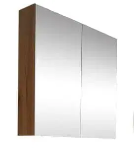 Kúpeľňový nábytok Kúpeľňová skrinka SAT B-Way 80x75x15 cm orech mat BWAY80CABN BWAY80CABN