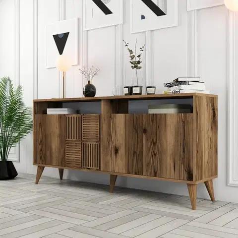 Komody Konzolový stolík Milan 160 - Walnut