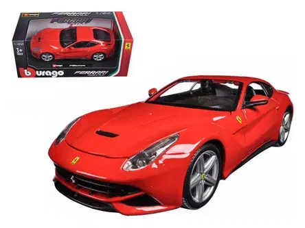 Autíčka a dopravné prostriedky BBurago Bburago Ferrari F12berlinetta červená – mierka 1:24