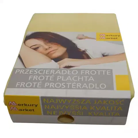 Bytový textil Froté plachta s gumkou 0,9/2,0