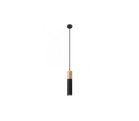 Svietidlá  SL.0632 - Luster na lanku PABLO 1xGU10/40W/230V čierna SL.0632