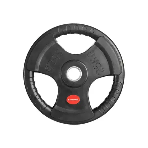 Závažia k činkám Pogumovaný olympijský kotúč inSPORTline Graton OL 25 kg 50 mm