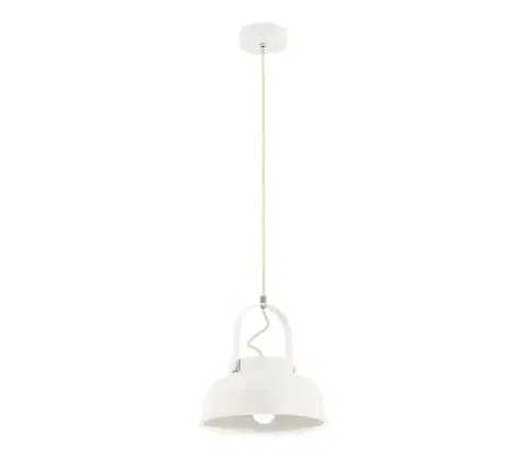 Svietidlá Argon 8284 - Luster na lanku DAKOTA 1xE27/15W/230V biela 8284