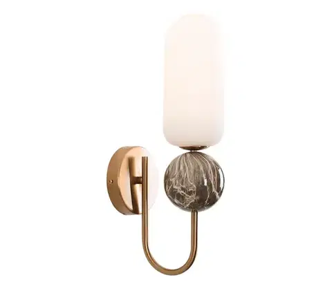 Svietidlá MAXLIGHT W0380 - Nástenná lampa ROMA 1xG9/12W/230V zlatá W0380