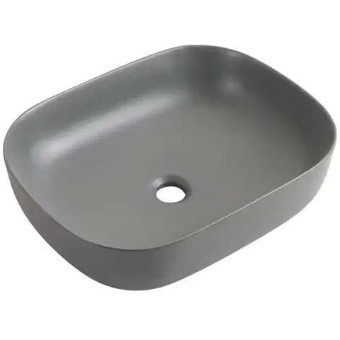Umývadlá Umývadlo na dosku Larss grey matt 49