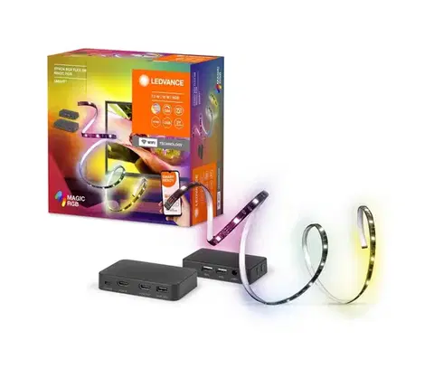 LED osvetlenie Ledvance-LED RGB Stmievateľný pásik pre TV SYNCH BOX FLEX 4,5m LED/18W/230V Wi-Fi 4099854126000
