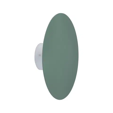 Nástenné svetlá Zelená kovová LED nástenná lampa 6W 250mm Holar Ledea