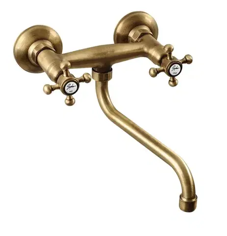 Kúpeľňové batérie SAPHO - ANTEA nástenná batéria, bronz 3066