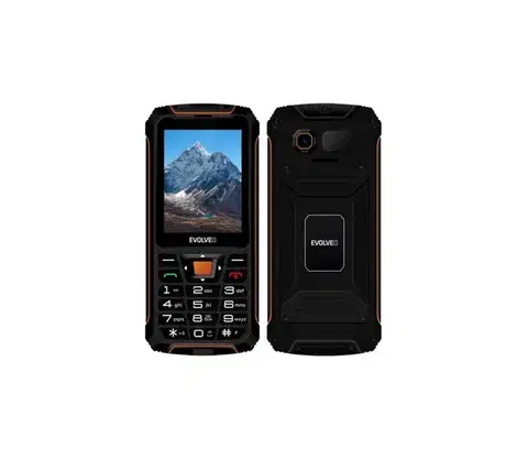 Predlžovacie káble Evolveo - StrongPhone Z6 vodotesný Dual SIM telefón čierna/oranžová SGP-Z6-BO
