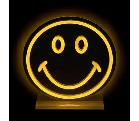 Svietidlá 2Kids Toys - LED neónová stolová dekorácia LED/5W/USB smajlík 2D98113