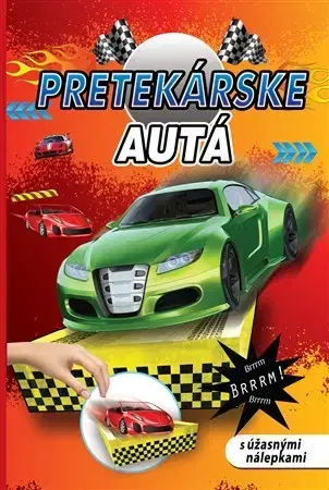 Pre chlapcov Pretekárske autá s úžasnými nálepkami + 2 hračky autíčka