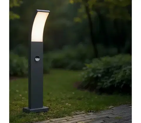 LED osvetlenie BRILAGI - LED vonkajšie svietidlo s pohybovým čidlom ARCELO LED/9W/230V 50 cm IP44 BRZP4011/500/PIR-AN