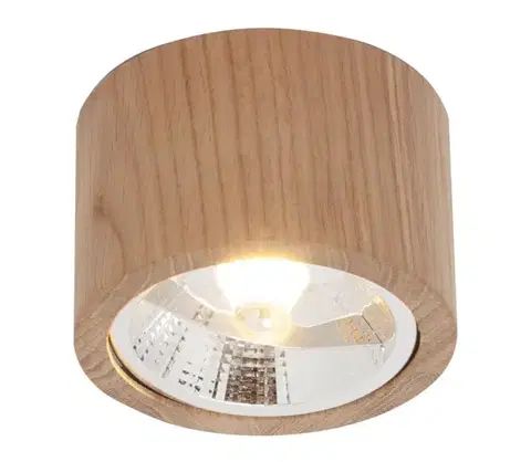 Svietidlá Zuma Line 3010103 - Bodové svietidlo OAK 1xGU10/15W/230V dub 3010103
