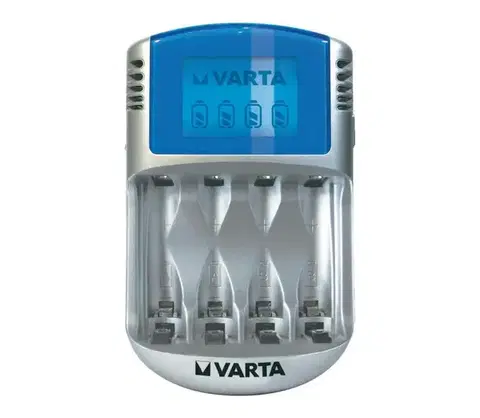 Predlžovacie káble Varta 57070 - Nabíjačka batérií LCD 4xAA/AAA 100-240V/12V/5V 57070201401