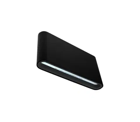 Svietidlá  LED Vonkajšie nástenné svietidlo FLOW 2xLED/6W/230V IP54 3000K čierna SKU012221