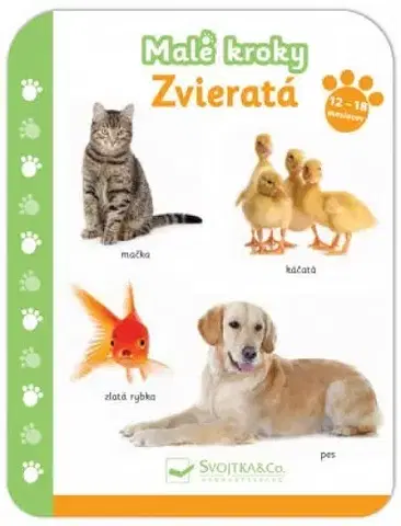 Leporelá, krabičky, puzzle knihy Malé kroky - Zvieratá