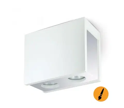 Svietidlá  Stropné bodové svietidlo PURO CHROME 2xGU10/25W/230V KRPC