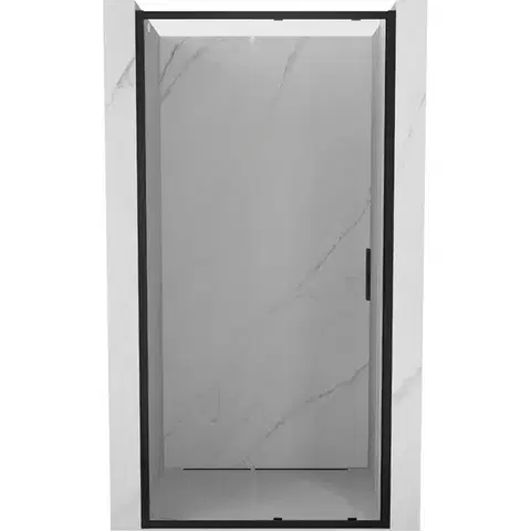 Sprchovacie kúty MEXEN - Exo posuvné sprchové dvere 90, transparent, čierna 8151-090-000-70-00