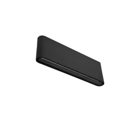LED osvetlenie  LED Vonkajšie nástenné svietidlo FLOW LED/9W/230V IP54 4000K antracit SKU013638