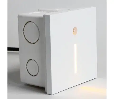Svietidlá Emithor  - LED Schodiskové svietidlo so senzorom LINE LED/1W/230V 4000K biela 