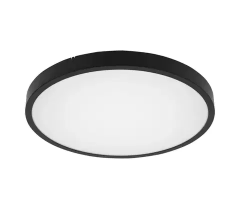 Svietidlá BRILAGI -LED Kúpeľňové stropné svietidlo ZENNA LED/24W/230V priemer 35 cm IP44 čierna BRW3090-24W/CR