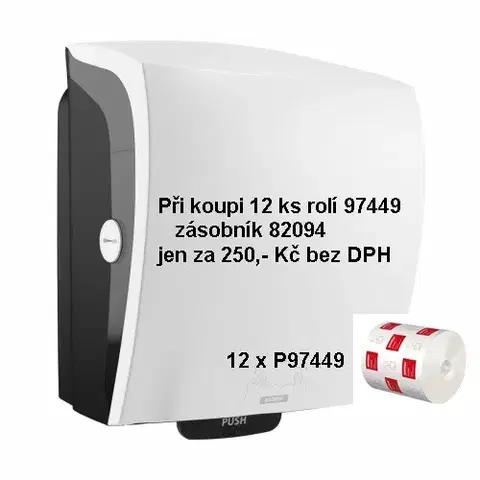 Doplnky do kúpeľne AKCIA Zásobník papierových uterákov KATRIN 82094 plus 2x6 roliek 97425 (náhrada za 46010) EG991