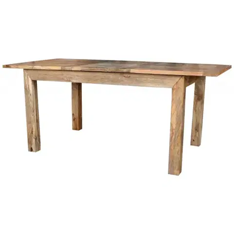 Jedálenské stoly Rozkladací stôl Hina 140/180x90 z mangového dreva