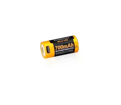 Predlžovacie káble Fenix FERCR123ALIIONUP - 1 ks Nabíjateľná batéria USB/3,6 V 700 mAh FERCR123ALIIONUP