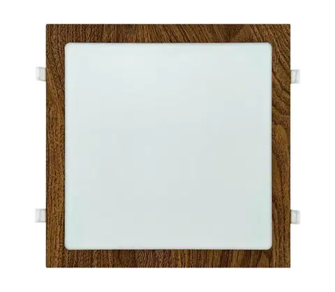 Svietidlá  LED Podhľadové svietidlo SQUARE LED/24W/230V 4200K 29,2x29,2 cm hnedá 008 0001161