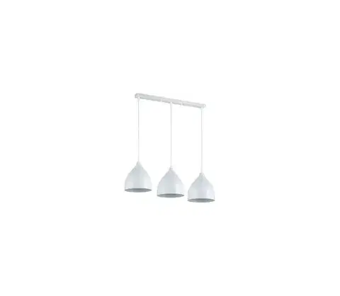 Svietidlá  Luster na lanku COMO 3xE27/60W/230V biela ZS COMO TRIPLE WHITE
