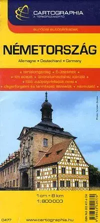 Do auta Németország / Germany 1 : 800 000 - Autótérkép (külföld) - Kolektív autorov