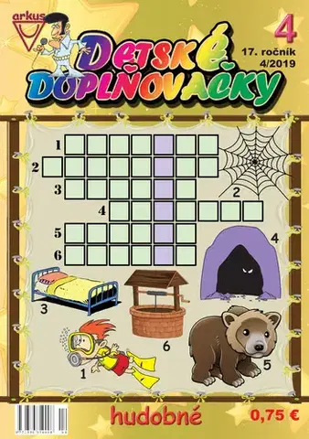 Pre deti a mládež - ostatné Detské doplňovačky 4 2019 hudobné