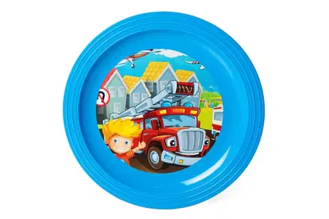 Detské misky a taniere MAKRO - Tanier Blond Boy, umelá hmota