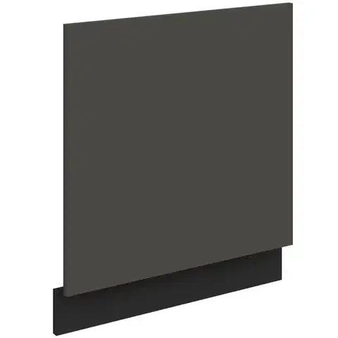 Dvierka a čelá zásuviek pre kuchynske skrinky Dvierka na umývačku Zm Aria-Gr/Bl Anti Fingerprint 570x596