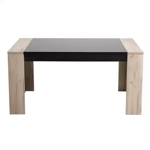 Jedálenské stoly Stôl Toledo TS 155x90 šedá dub/čierna 11008829