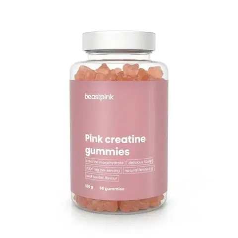 Kreatín Monohydrát BeastPink Pink creatine gummies