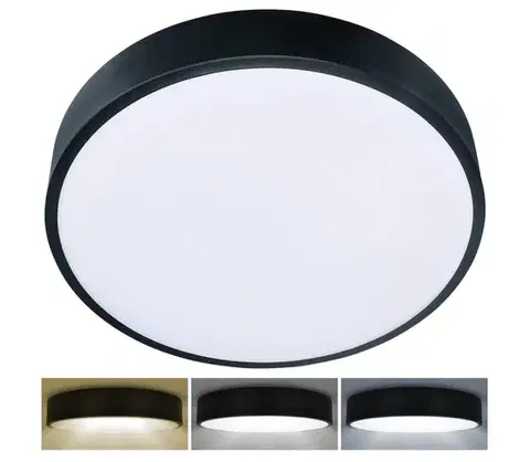 Svietidlá BRILAGI - LED Stropné svietidlo POOL LED/48W/230V 3000/4000/6000K pr. 40 cm čierna WO799-2-B-OEM