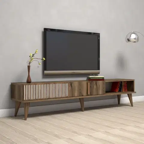 TV stolíky TV stolík Milan - Walnut