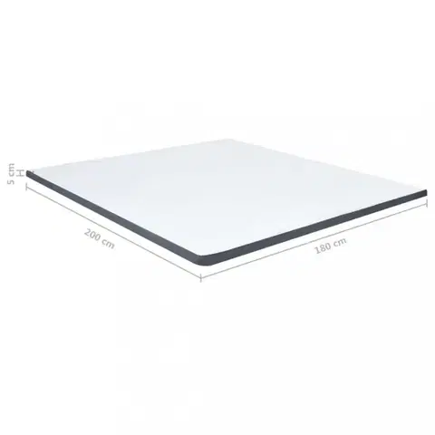 Matrace Boxspring Vrchný matrac na posteľ boxspring Dekorhome