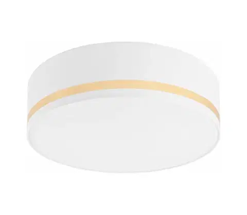 Svietidlá  Stropné svietidlo SIRJA STRIPE 4xE27/15W/230V pr. 45 cm biela LM-4.202