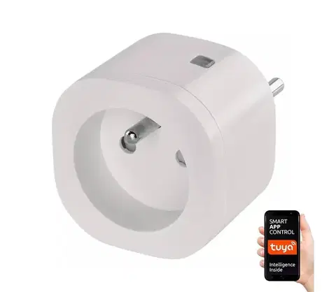 LED osvetlenie  Inteligentná zásuvka GoSmart 3680 W/230 V/16 A Wi-Fi Tuya P5551