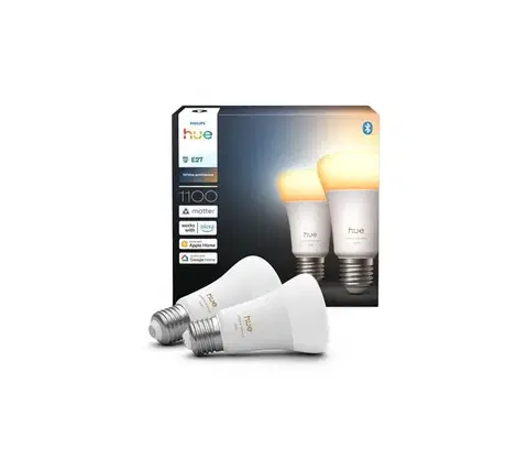Žiarovky SADA 2x stmievateľných LED žiaroviek Philips Hue WHITE AMBIANCE E27/8,1W/230V 1000-20000K 8720169364868
