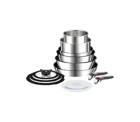 Panvice a hrnce Tefal - 13-dielna sada riadu INGENIO PREFERENCE ON z nehrdzavejúcej ocele L9749432