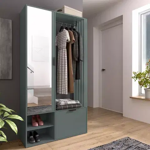 Predsieňový nábytok Predsieňový nábytok Milo Stone Green