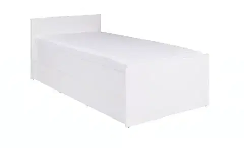 Postele ArtMadex Jednolôžková posteľ COSMO C08 | biela 80 x 200 cm