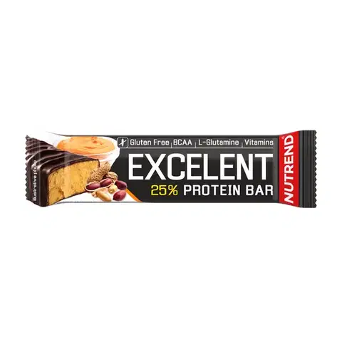 Proteíny Tyčinka Nutrend 85g EXCELENT protein bar arašidové maslo